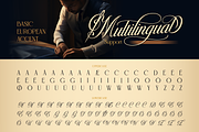 Tailyona, a Script Font by Burntilldead (Thumbnail 11 of 12)