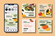Food Social Media Template, a Social Media Template by MightyDesign (Thumbnail 2 of 8)