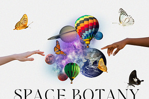 Space Botany. Collage Creator