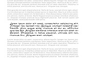 Nizary Natural Font, a Script Font by xresch (Thumbnail 3 of 12)