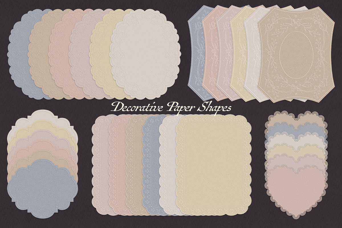 Valencia - Embossed Papers & Frames, a Texture Graphic by lerinartstudio (Photo 4 of 13)