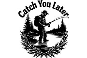 Fishing Quote T-Shirt Bundle, an Object Graphic by Designer_Momina (Thumbnail 10 of 10)
