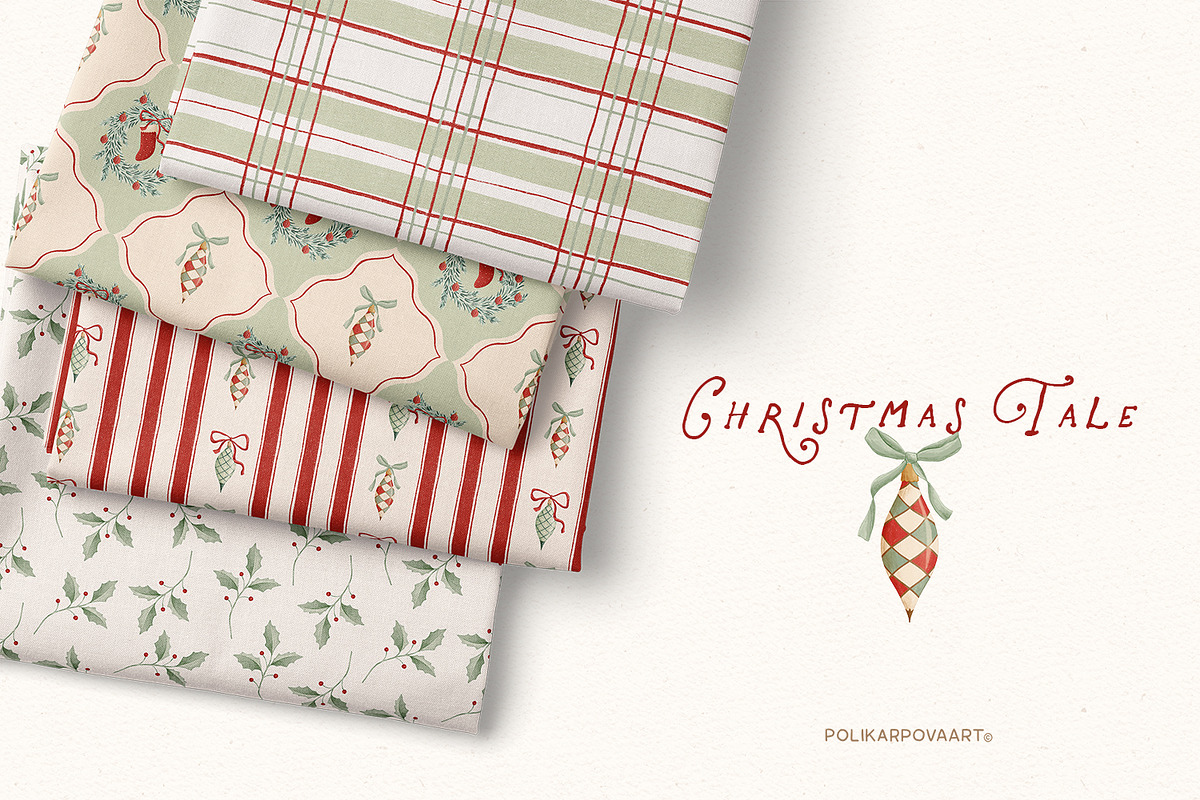 Christmas Tale - Cottagecore clipart, a Decorative Illustration by polikarpovaart (Photo 8 of 19)