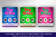 Christmas Toy Drive Flyer Template, a Flyer Template by Four C Graphic (Thumbnail 5 of 11)