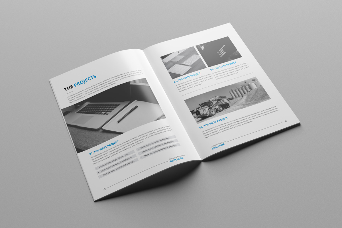Clean & Modern Brochure | 3 Sizes, a Brochure Template by Pro-Gh (Photo 5 of 28)