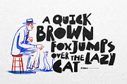 Papyrcuts - Poster Art Font, a Handwritten Font by ikiiko (Thumbnail 2 of 7)