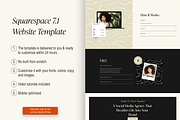 Squarespace 7.1 Template: Social, a Websites & App Template by Kseniia_Design (Thumbnail 5 of 10)