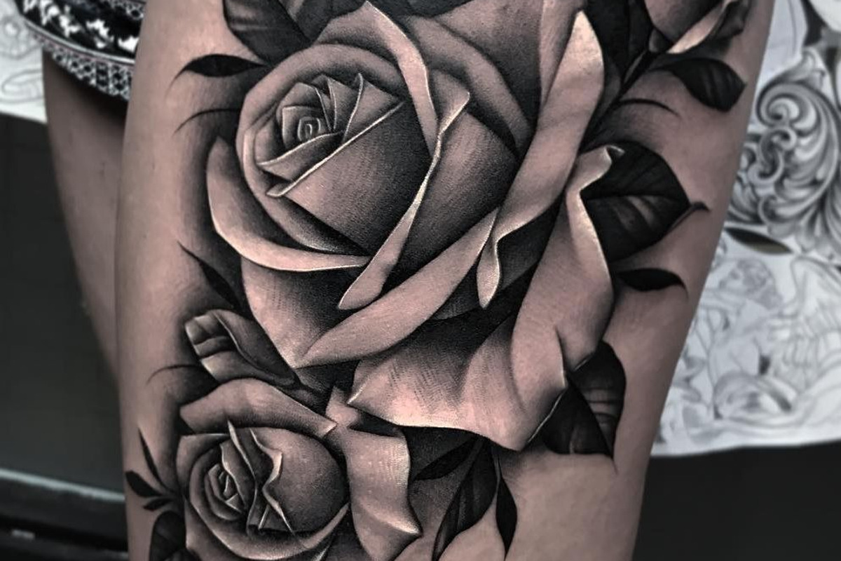 16k Rose tattoo bundle, a Nature Photo by ProcreateInk (Photo 5 of 9)