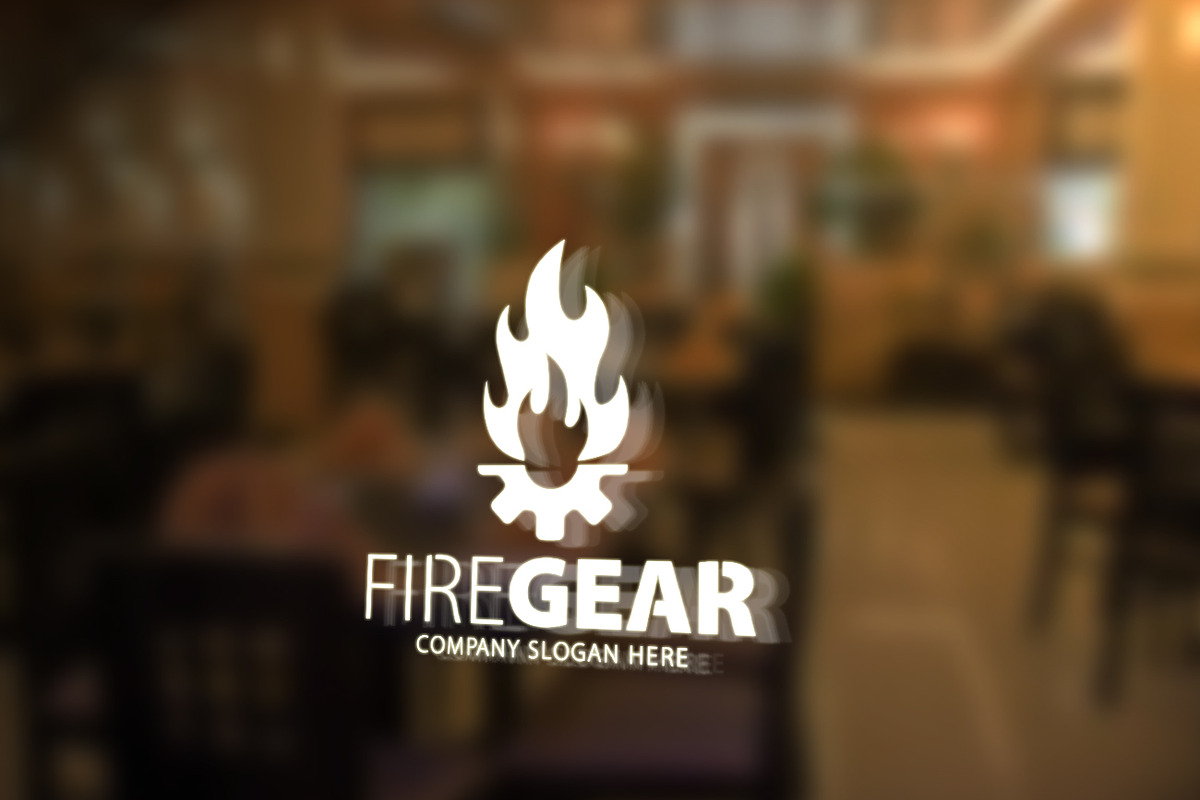 Fire Gear Logo, a Branding & Logo Template by Creative Dezing (Photo 4 of 4)