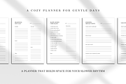 Slow Living Digital Planner Template, a Print Template by The Little Lily Studio (Thumbnail 3 of 5)