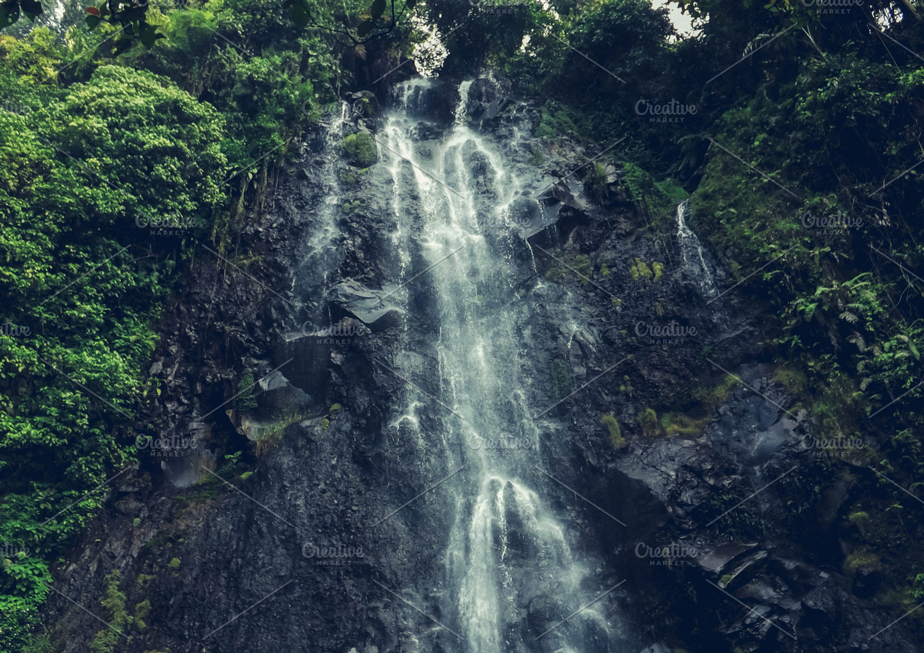 Waterfall stock photo containing waterfall and fall, a Nature Photo by alyaphotoworks