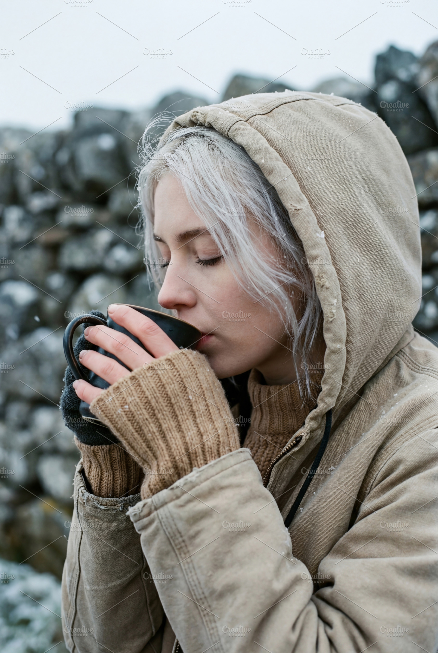 Winter Portrait of a Woman, a Person Photo by Virgo Studio