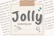 Jolly Handwriting Font, a Handwritten Font by Ruddean2109 (Thumbnail 1 of 10)