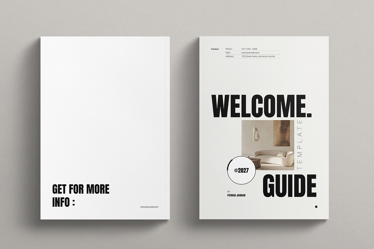 Welcome Guide Template, a Brochure Template by E-Type (Photo 7 of 7)