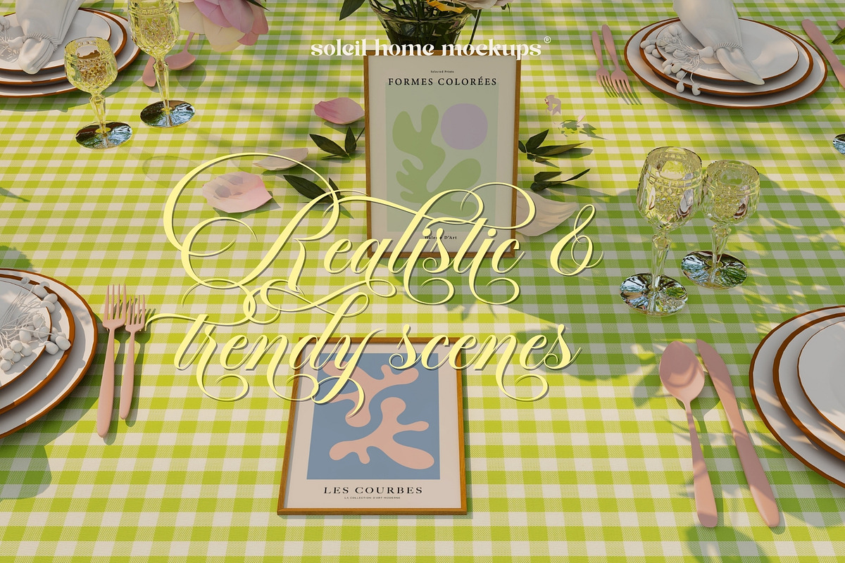 FLORA | Floral Frame Mockup Set, a Household Mockup by SoleilHomeMockups (Photo 9 of 12)
