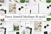 Fancy - Journal Mockups (16 in 1), a Print Template by Europe.graphics (Thumbnail 1 of 6)