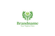 Healing Hands Logo Design Template, a Branding & Logo Template by Lucrative Studio (Thumbnail 1 of 6)