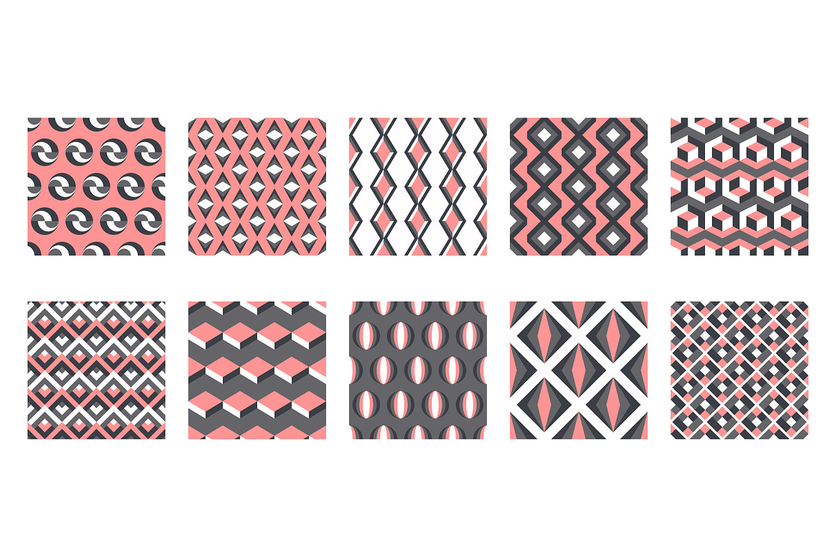 Seamless Pattern Geometric Vector, an Object Graphic by Neo Geo (Photo 5 of 5)