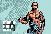 Mafia Painting Art Photoshop Action, an Action Add-On by iHemalaya (Thumbnail 6 of 6)