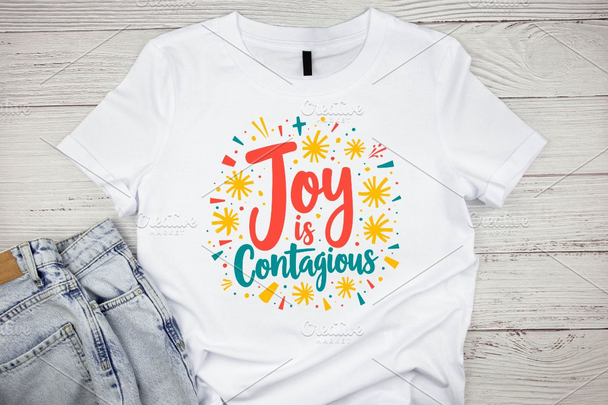 Joy is Contagious SVG, an Illustration by Awieee1 (Photo 2 of 4)
