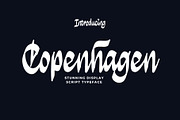Copenhagen Script, a Script Font by Xelo Graph (Thumbnail 1 of 7)