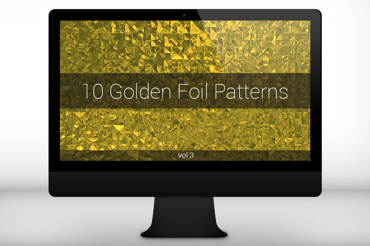 Golden Foil Seamless Patterns (v 3)