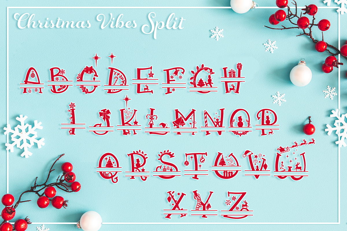Christmas Vibes Font Family preview 7