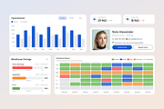 Inventix - SAAS Warehouse UI Kit, a Landing Page Template by Agensip Design Agency (Thumbnail 3 of 10)