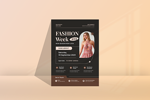 Fashion Week 2024 Flyer, a Flyer Template by SquidPixey