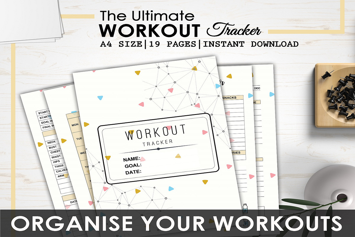 Exercise & Workout Planner, a Templates & Theme by Wow Designs (Photo 1 of 10)
