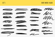 Hand Drawn Scribbles Vector Pack, an Outline Icon by Design by Barton (Thumbnail 8 of 11)