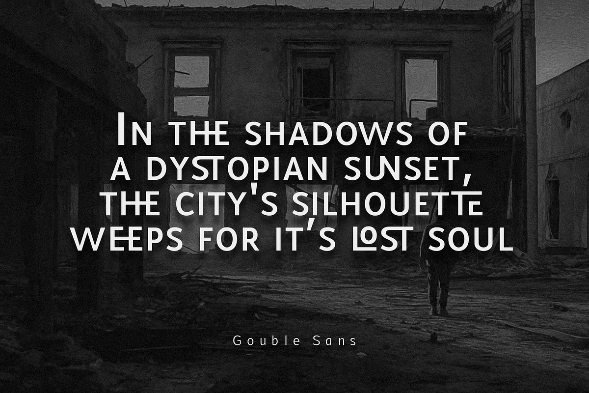 CF Gouble - Modern Sans Serif, a Sans Serif Font by Indotype Foundry (Photo 6 of 11)