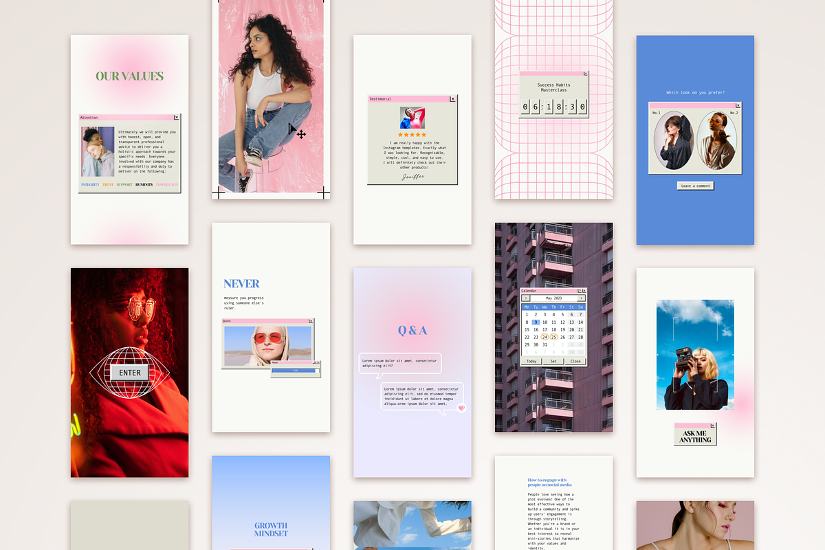 Retro Instagram Template, a Social Media Template by Bonumo (Photo 12 of 16)