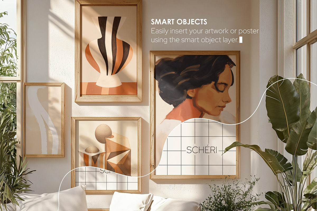 LOFT FEEL | Frame mockup set, a Household Mockup by SCHÉRI (Photo 4 of 9)