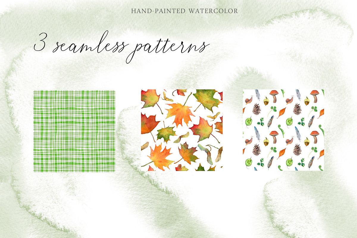 Watercolor: set of forest elements, a Graphic by WatercolorAnn (Photo 10 of 13)