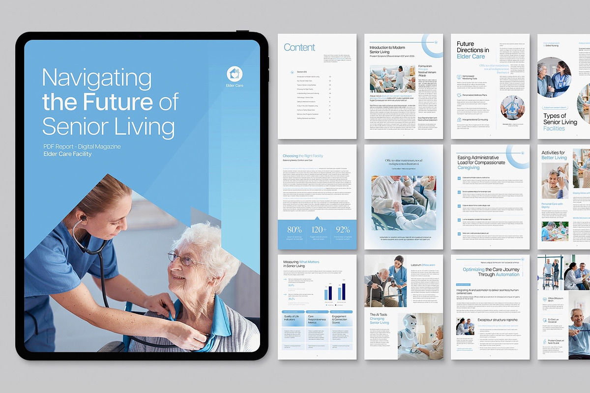 Eldercare Digital Brochure Template, a Brochure Template by BrandPacks (Photo 6 of 6)