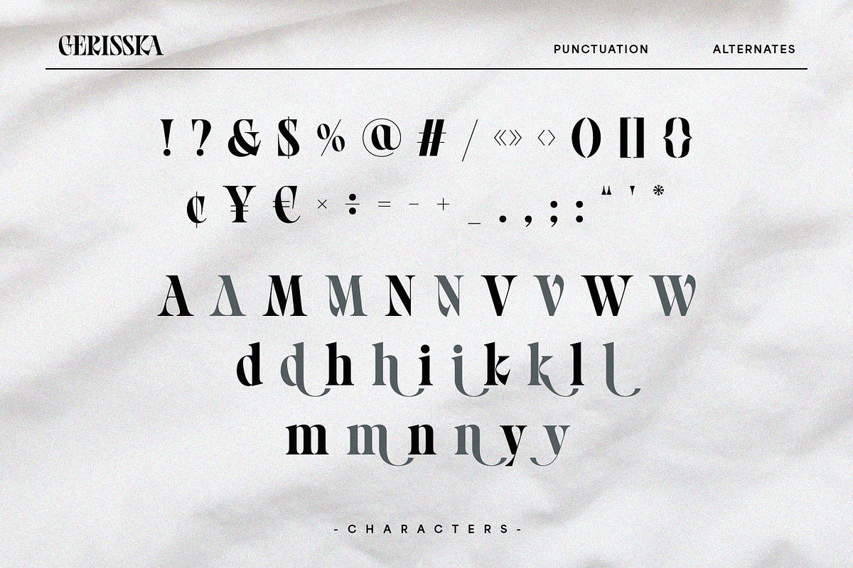 Gerisska – Elegant & Modern Stylish, a Serif Font by BrandSemut (Photo 10 of 10)