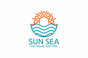 Sun and Sea Logo
