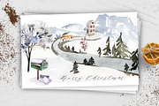 Winter set. Map creator, a Decorative Illustration by Karma (Thumbnail 8 of 20)