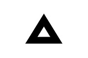 20 Black Triangle Geometric Icons, an Icon by Gfx_Store (Thumbnail 3 of 10)