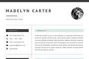 Creative Resume CV Template for Word, a Resume Template by GResume (Thumbnail 5 of 6)