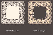 Classic lace frames and cliparts., a Pattern Graphic by Ajuga (Thumbnail 9 of 9)