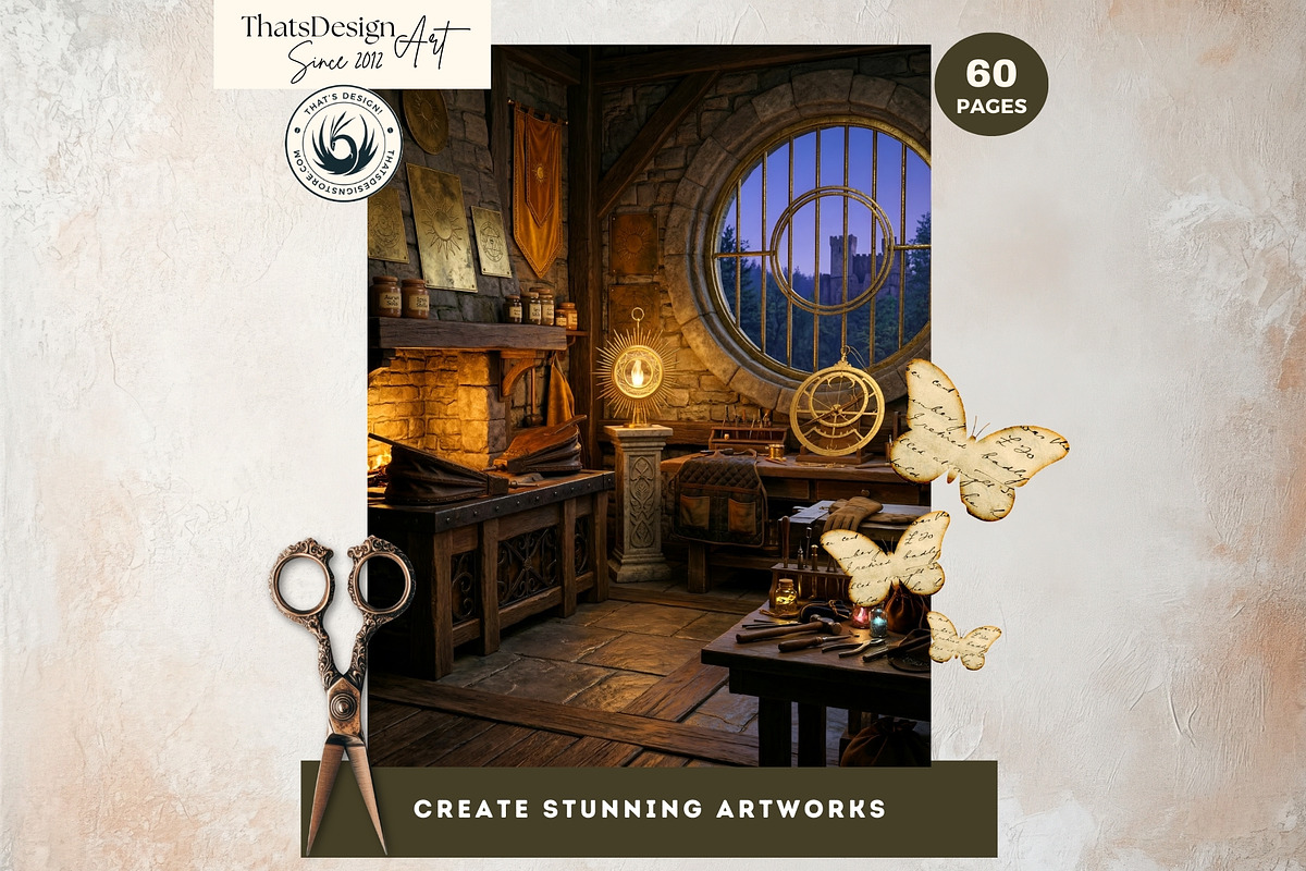 The Lantern Guild Backdrops, a Background Graphic by ThatsDesignArt (Photo 6 of 13)