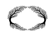 Nature Wreath Frame Vector Bundle, an Illustration by jahid234 (Thumbnail 4 of 51)