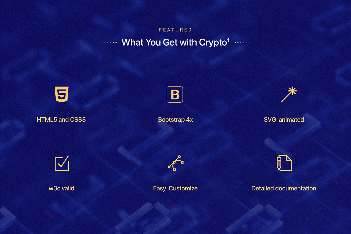Crypto HTML Web Template, a HTML Template by TemplateZuu (Photo 3 of 11)