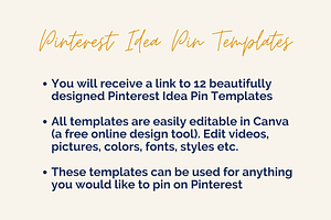 Idea Pin Templates For Travel