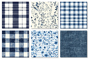 Blue Denim Seamless Digital Paper, a Texture Graphic by Dream Creation (Thumbnail 4 of 7)