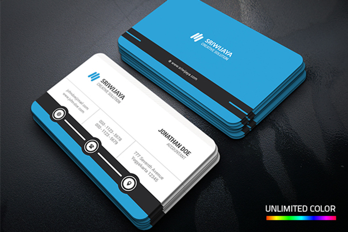 Corporate Business Card, a Business Card Template by InfinityArt (Photo 1 of 2)