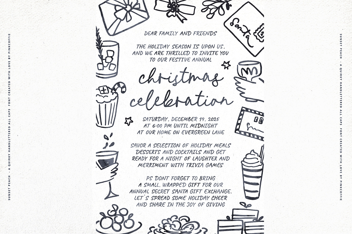 11 Whimsical Handwritten Font Bundle, a Script Font by Pink Coffie (Photo 17 of 58)