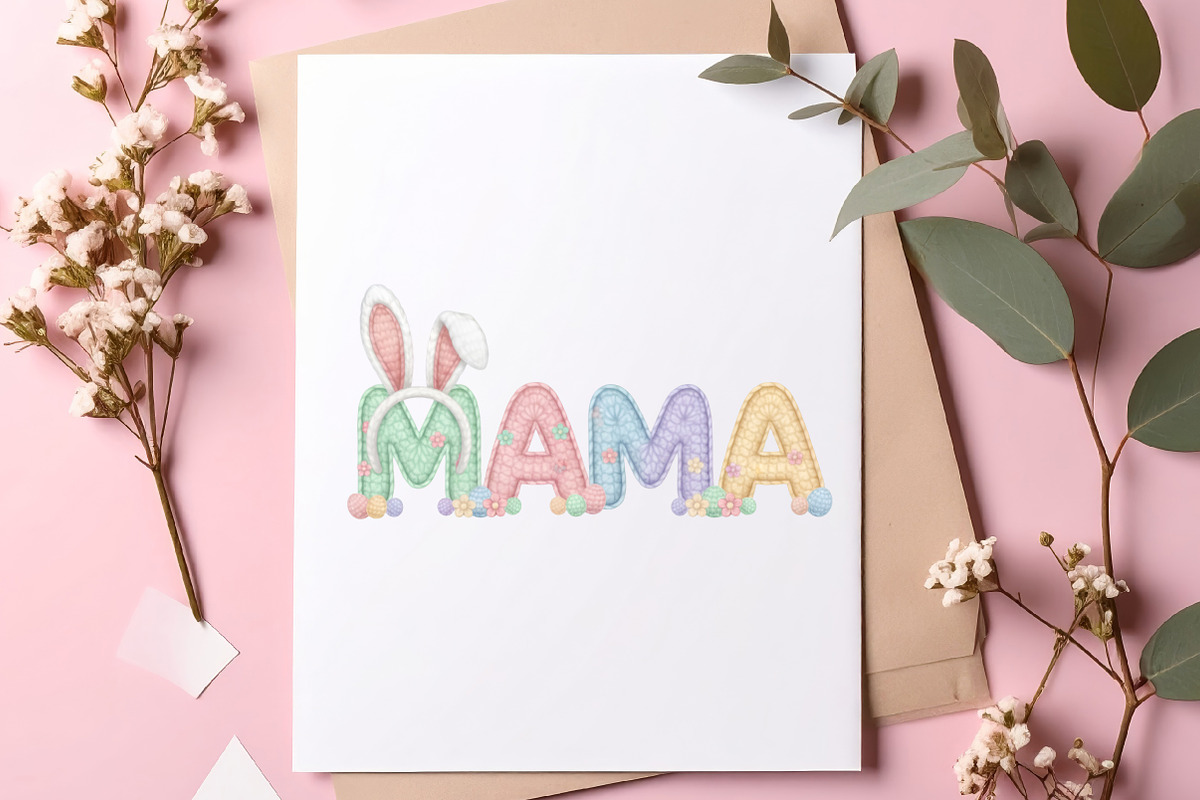 Faux Yarn Easter PNG Bundle, an Illustration by SinaCreation (Photo 3 of 7)